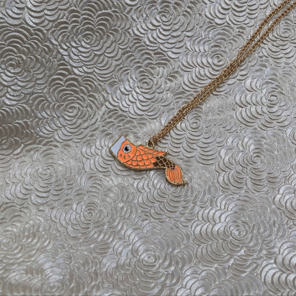 Koi Fish Carp Feng Shui Far East Layer Trendy Necklaces - Picture 10 of 16